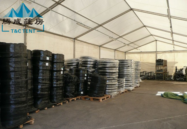 Flexible Industrial Storage Tents Selectable Size With Soft PVC Walls / Glass Walls