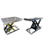 1000kg Electric Stationary Scissor Lift Table Single Scissor Max Height 990mm