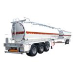 3 Axle 19CBM Chemical Tanker Trailers Supplier For Transport Sulfuric Acid