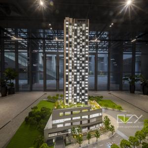 Wholesale Architectural Miniatures Shenzhen Talents Housing Group- 1:100 Yunpan Residence Model from china suppliers