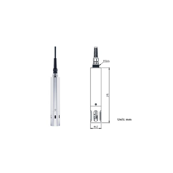 Chloride Ion Sensor – Digital Cl⁻ Probe For Corrosion Monitoring & Wastewater, RS485 Modbus, IP68