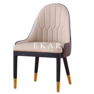 Wholesale French Italian Style Wooden Modern Leather Dining Chair from china suppliers