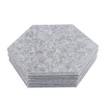 High Density Sound Absorbing Panels Polyester Hexagon Acoustic Ceiling Panels
