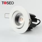 75mm Cut Out LED Downlights 11 Wattage Adjustable Recessed Downlights