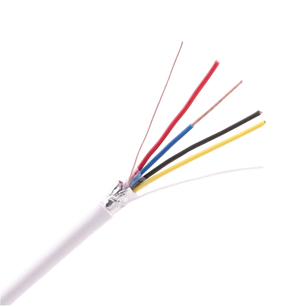 Europe Market 4x0.22 6x0.22 CPR Cca Eca PVC Jacket Al/Foil Shield Alarm/Security Cable