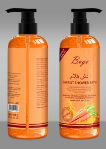 Wholesale Whitening Tonifying Carrot Liquid Soap Vegetales Vitamins Body Wash Gel from china suppliers