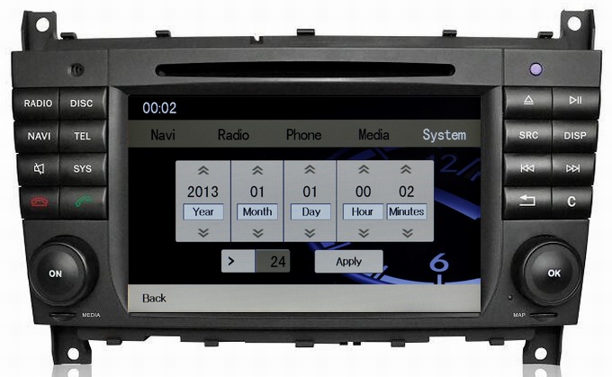Ouchuangbo Auto DVD Multimedia Radio for Mercedes Benz W203 /W209 GPS Navigation iPod USB TV Audio Player
