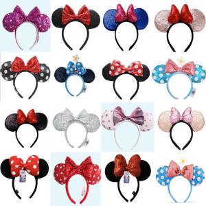 Wholesale Disney original Plush head band Sequins head band 23cm from china suppliers