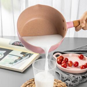 Wholesale Cooking Kitchen Sauce Pans Maifan Stone Milk Pot Aluminum Non Stick With Handle from china suppliers