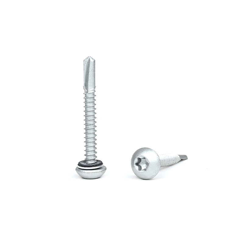 Ruspert Button Torx 12x45 Self Tapping Screw for Roofing to Purlin Framing Stainless Steel