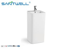 Wholesale Coronis Bathroom Pedestal Basins , hand wash basin with pedestal from china suppliers