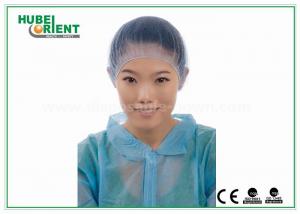 China Black / White Medical Disposable Head Cap / Disposable Hair Nets/Nylon Material cap on sale
