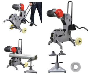 Wholesale HSS Cutting Blade Electric Pipe Cutters On Site Steel Pipe Cutters 23 Rotations/Min from china suppliers