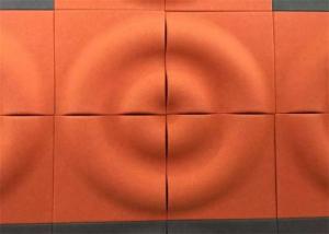 Wholesale Interior 3D Acoustic Wall Panels / Noise Reduction Wall Panels Recycled Material from china suppliers