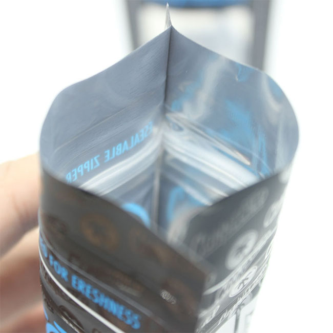 Snacks 0.25oz AL Soft Touch Mylar Bag Stand Up Resealable Bags