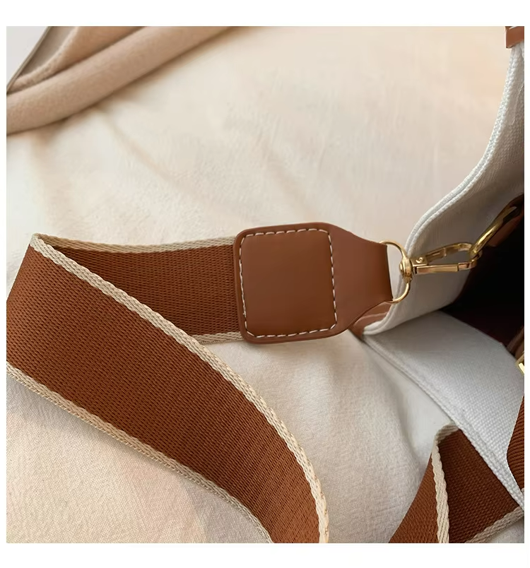 Main Material PU GHJ-31 Handbags For Women with Motion Detection and Striped Design