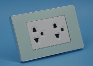 Wholesale High Standard 2 Gang Socket Duplex Wall Outlet With Children Protection from china suppliers