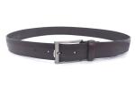 Handmade Genuine 100% Cow Leather Dress Belts For Men Brushed Gunmetal Metal