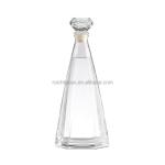 Collar Material Aluminum Plastic PP Glass Bottle for Super Flint Brandy Whiskey