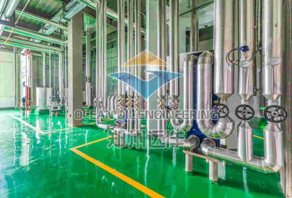 DN100 Nozzle Diameter Fractionation Equipment With 50mm Insulation Layer For Oil