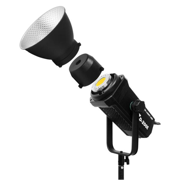 200w photography spotlight dual color temperature 2700k-7500k COB light suitable