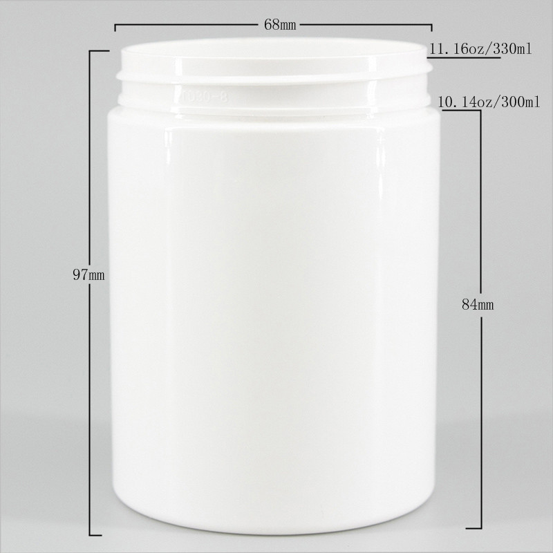 PET Plastic 30.5g 10.14oz Plastic Cosmetic Jars