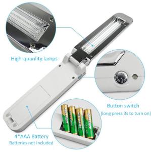 Wholesale Handheld Portable Ultraviolet Disinfection Lamp 4XAAA Battery Operated from china suppliers