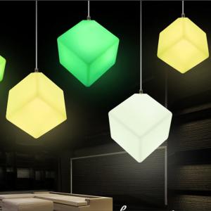 Wholesale Remote Control Outdoor LED Cube Light  Pendant Light For Events & Parties Decoration from china suppliers