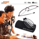 Portable Fashion Folding Reading Glasses Rotation Eyeglass