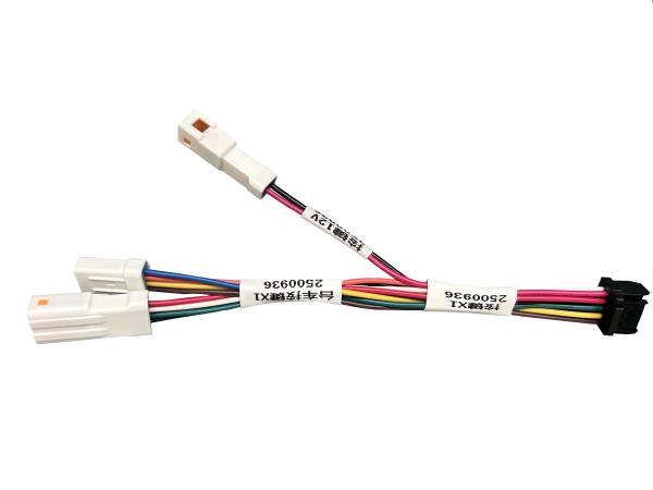 PVC Insulation 12V Trolley Key Battery Wire Harness 3*5P Double Row Plastic