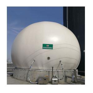 Wholesale 880m3 Double Film Biogas Gas Holder Recycling Anti Corrosion from china suppliers