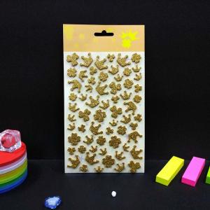 Wholesale Customized Glitter Vinyl Stickers 1.5mm Puffy Letter Stickers from china suppliers
