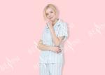 Striped Ladies Short Sleeve Pajama Sets , Lace Trimmed Women'S Sleepwear Sets