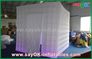 Wholesale Inflatable Photo Studio Lighting 2.5m 1 Door Inflatable Cabin Photobooth Photo Booth Tent With Velcro Curtain from china suppliers