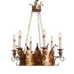 Gothic rustic metal chandelier indoor house lighting (WH-CI-53)