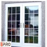 Double Casement Aluminum Fabrication Windows For House Swing Open Style aluminum