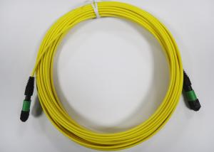 Wholesale Flat / Round MPO / MTP fiber optic patch cables for 12core Ribbon Fiber Cable from china suppliers