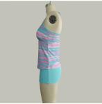High Quality Girls Gradient Colorful 2 Piece Swimsuit Tankini Beach Wear Womens
