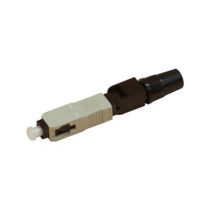 Wholesale Single Mode SC APC Drop Cable Fiber Optic Fast Connector For FTTH / Sc Fiber Optic Connector from china suppliers