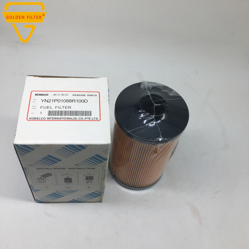 Kobelco Sk200-8 Excavator Engine Parts Diesel Filter Fuel Filter Yn21p01088r100d