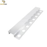 25mm Tile Trim Baseboard Bullnose Edge Tile Stair Nose Treads Straight Aluminium