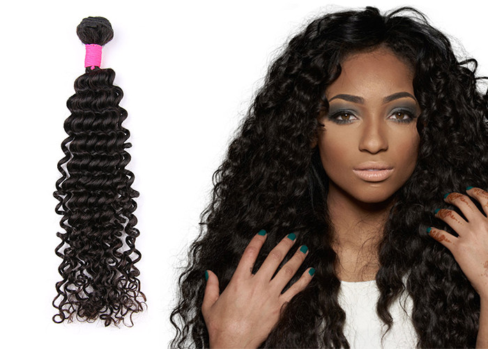 Original Brazilian Deep Wave Hair 20'' 22'' 24'' Double Strong Weft