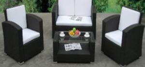 Wholesale 4pcs steel rattan sofa set from china suppliers