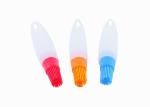 Food Grade Silicone Wash Brush / Silicone Oil Brush With Dispenser FDA Certified