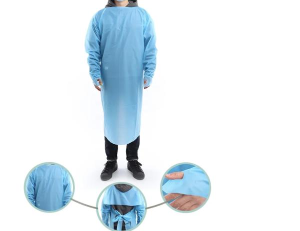 cpe gown disposable gown Disposable CPE PE Plastic Gown Medical Use medical