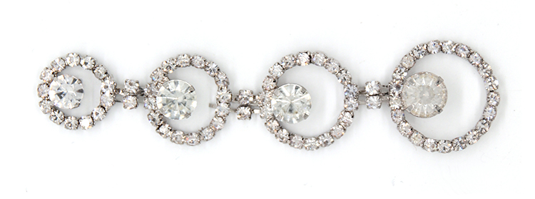 Popular Woman Shoes Decoration Accessories Round Shaped Chain Buckle