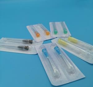 Wholesale Blue Grey Disposable Syringe Needles Side Hole Out Diameter 1.8mm 15G from china suppliers