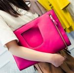 2016 new leather handbag lady leather clutch evening bags