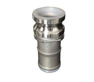 Wholesale Casting Antistatic 75mm PTFE Lined Pipe Fittings Type E Camlock Fitting from china suppliers
