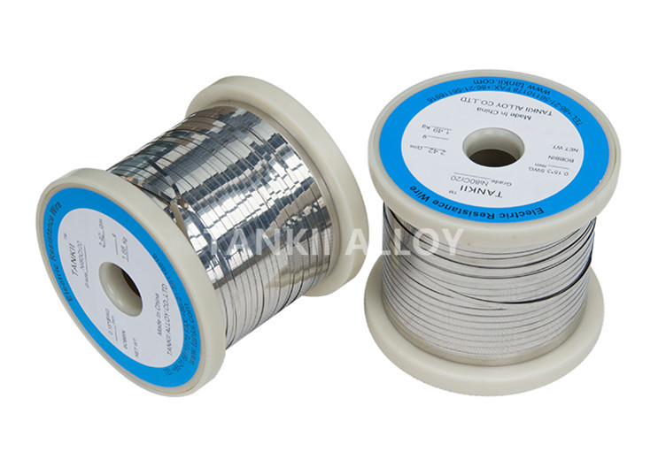 Annealed Nickel Based Alloy Flat Wire / Flat Ribbon High Resistance